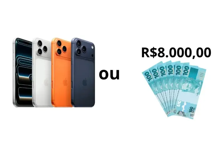 53ª RAPIDINHA - iPhone 17 Pro Max ou 8k no PIX