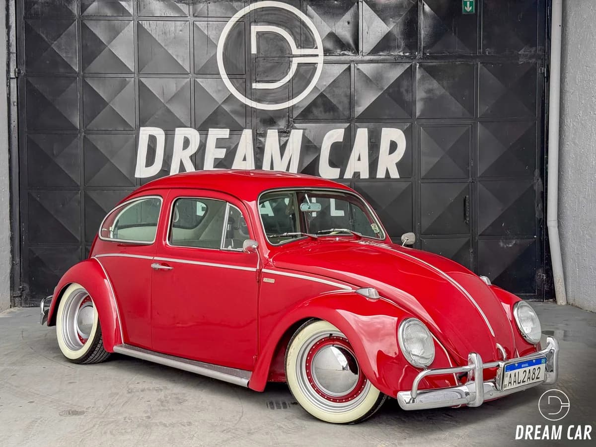 529ª Ação - Fusca 1963 Vermelho Granada - Imagem 1