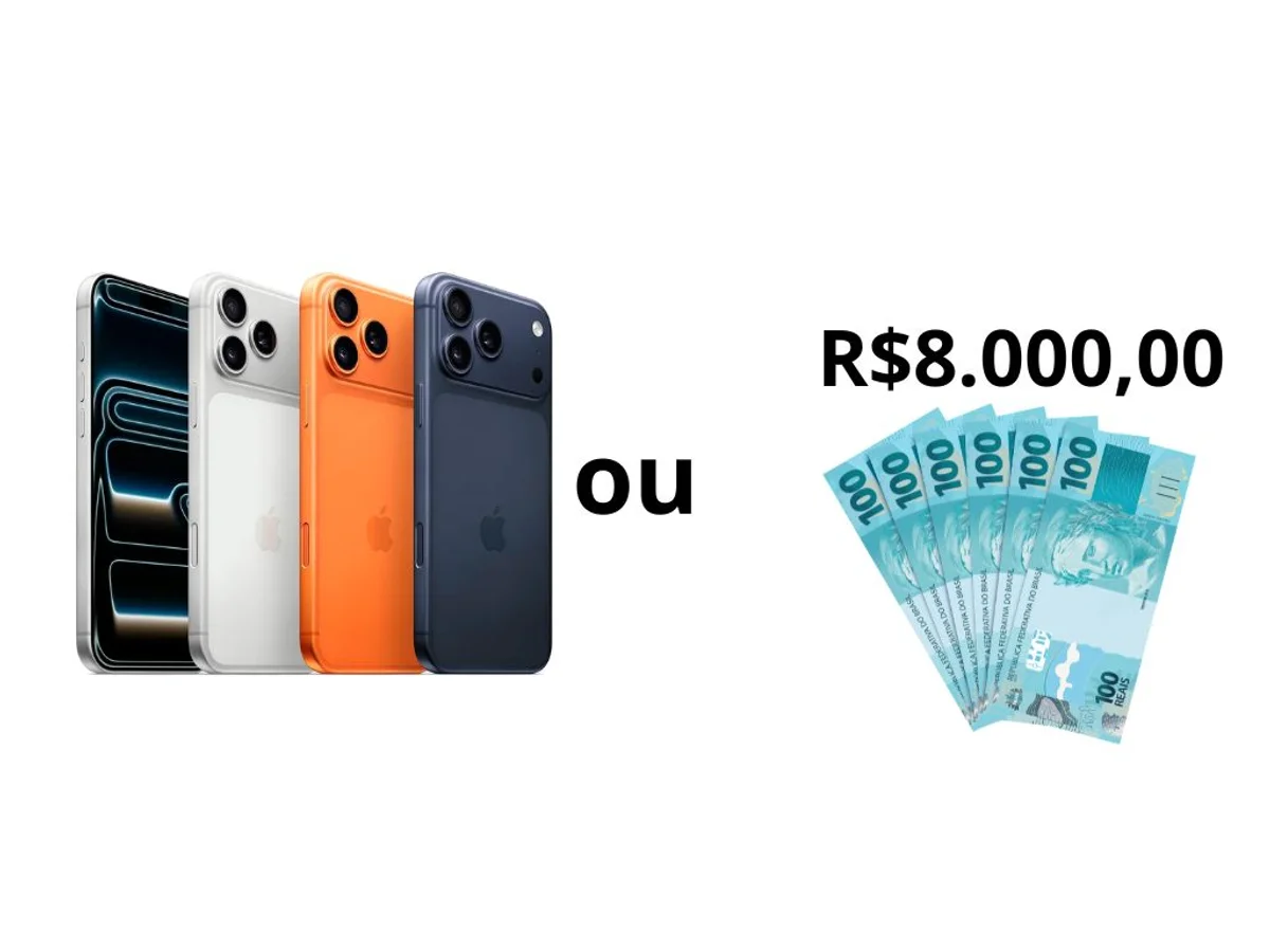 19ª RAPIDINHA - iPhone 17 Pro Max ou 8k no PIX - Imagem 1