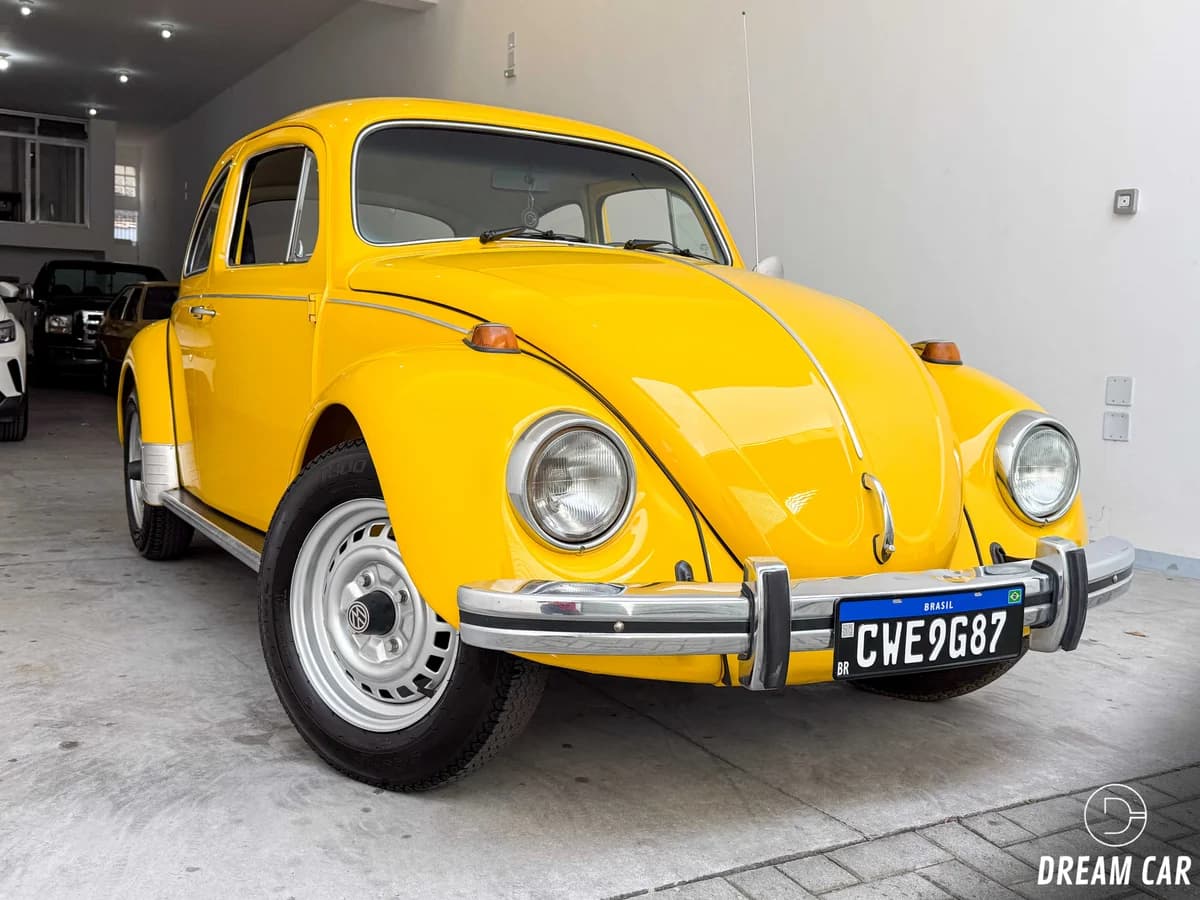 439ª Ação - Fusca 1975 Amarelo Imperial - Imagem 1