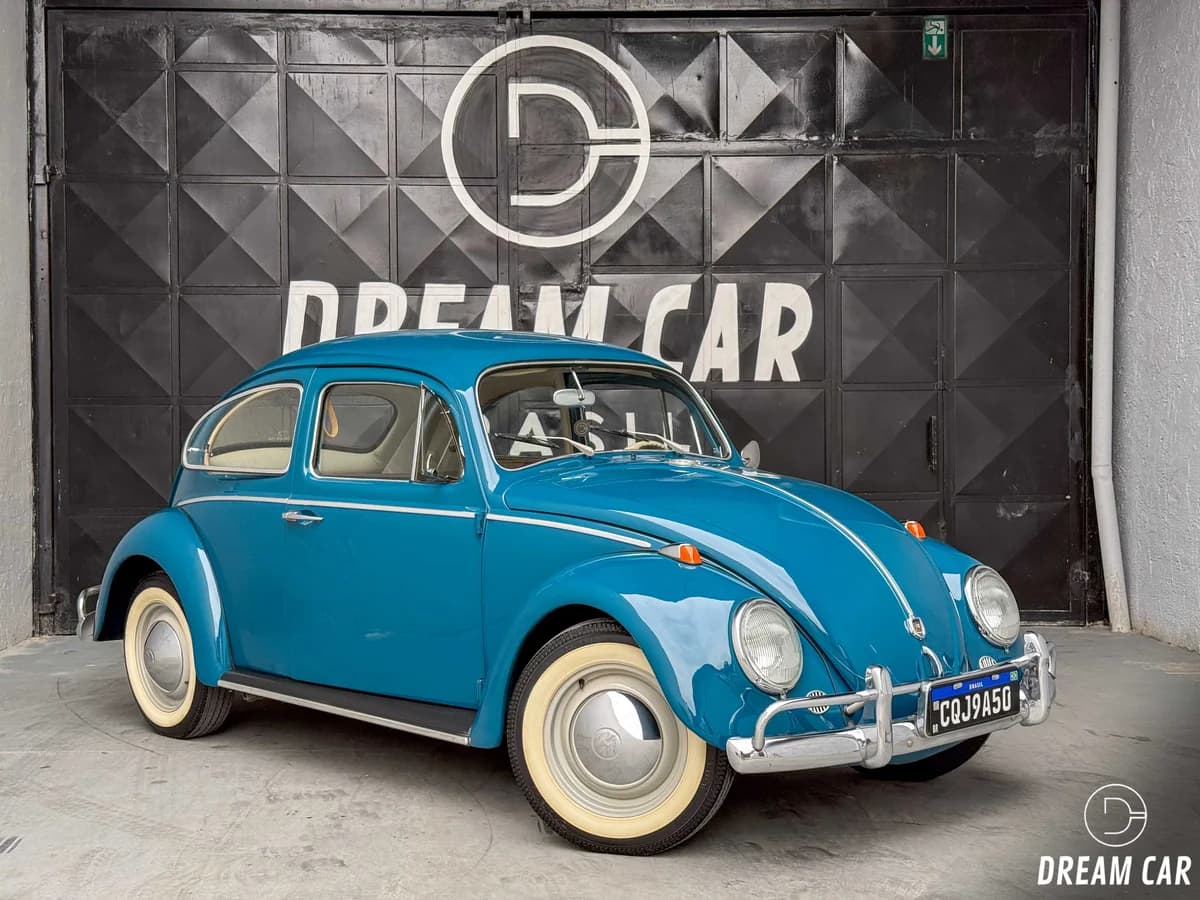 526ª Ação - Fusca 1200 1964 Azul Atlântico - Imagem 1