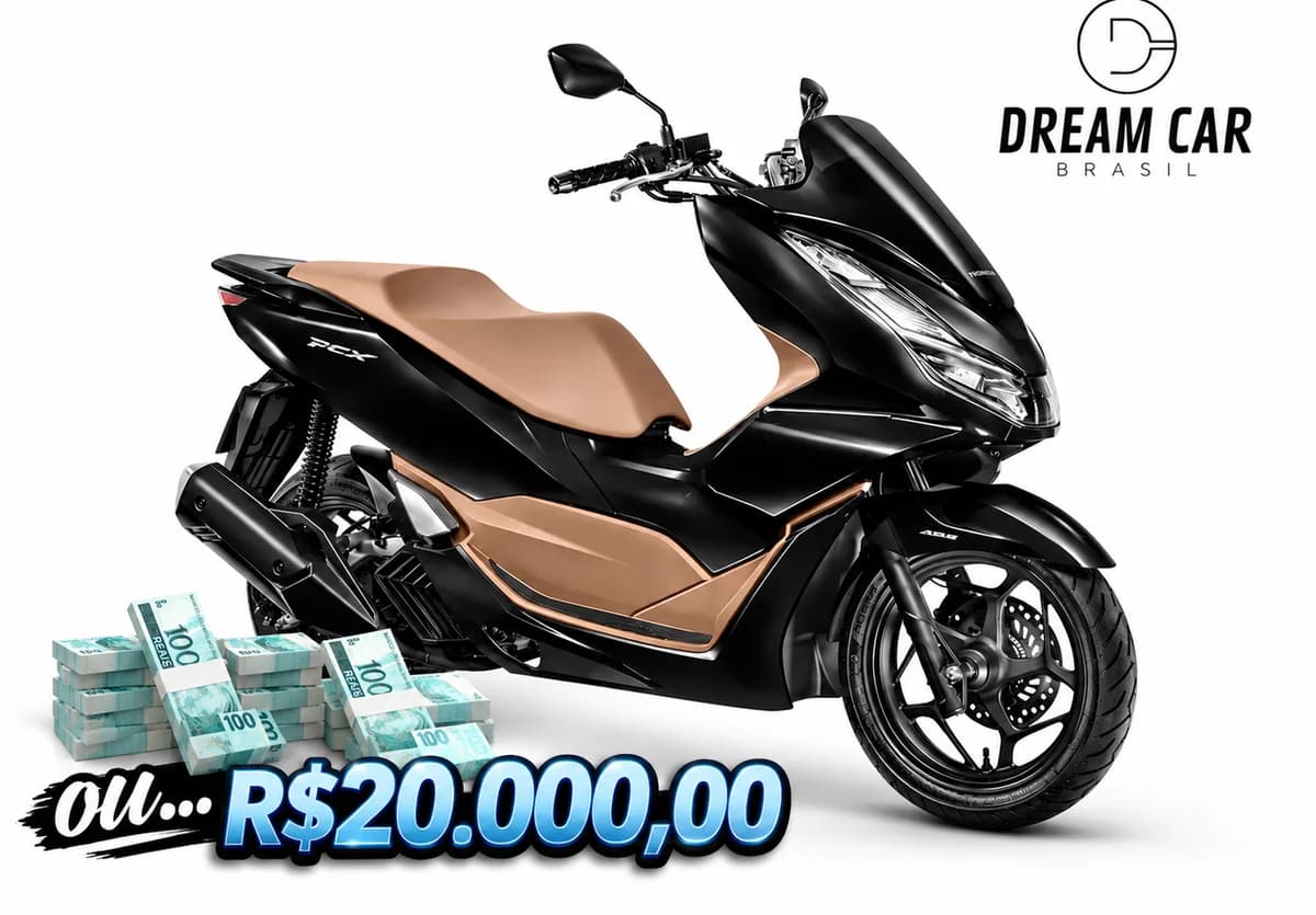 17ª RAPIDÃO - PCX DLX 0 km ou R$20k - Imagem 1