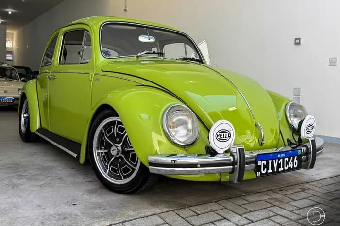 396ª Ação - Fusca 1500 72 Verde Guarujá