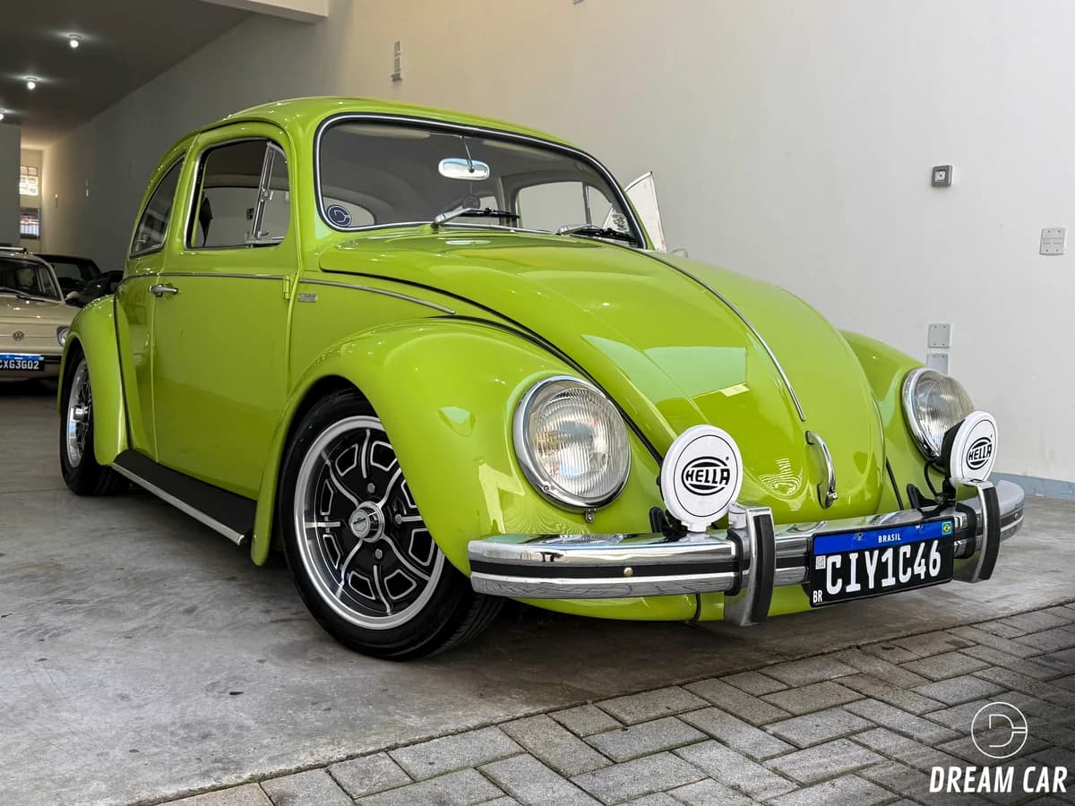 396ª Ação - Fusca 1500 72 Verde Guarujá - Imagem 1