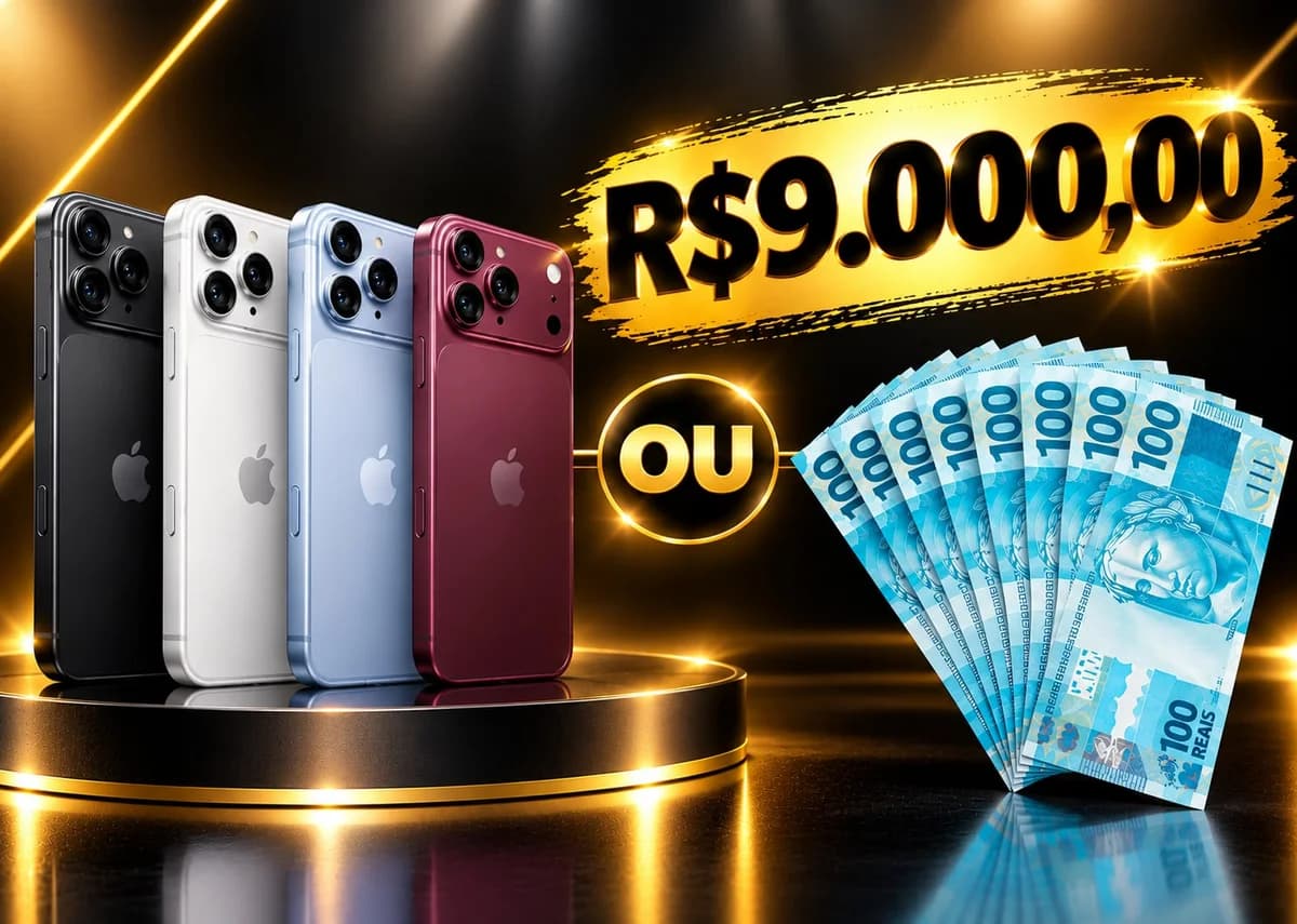 187ª RAPIDINHA - iPhone 18 Pro Max ou 9k no PIX - Imagem 1